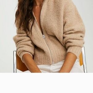 Aritzia Wilfred Marilyn Full Zip Sweater Jacket
